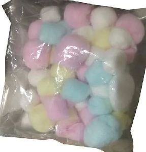 Coloured Cotton Balls