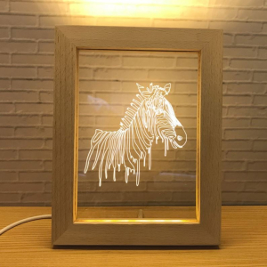 Wooden LED Photo Frame
