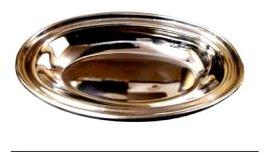stainless steel oval dish