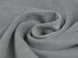 Grey Durby Rib Fabric