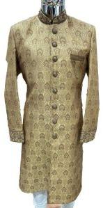 Designer Brocade Fabric Sherwani