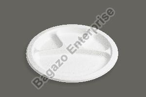 12 Inch 4 CP Round Bagasse Plate