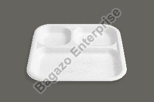 6 Inch Square Bagasse Plate