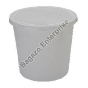 750ml Tall White Plastic Container