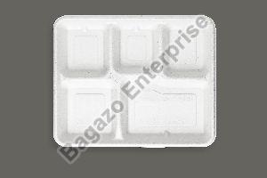 9 Inch Square Bagasse Plate