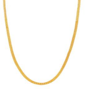 Mens Gold Plated Chain Necklace