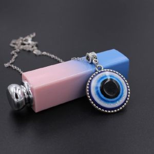 Silver Evil Eye Pendant Necklace