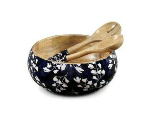 Wooden Soup Bowl Set