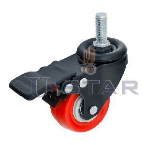 Single Wheel Caster thread with break