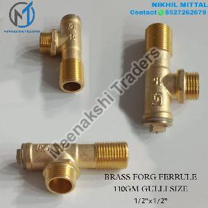 Brass Ferrules - 110 Gm Brass Forged Ferrule With Controller Wholesale  Trader from Delhi