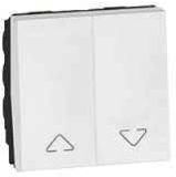 Legrand Arteor Square White Double Switch for Electric Shutter