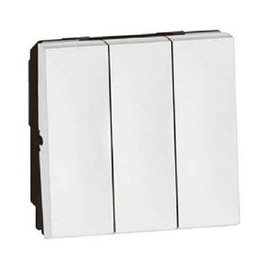 Legrand Arteor Switch - 20 A - 3 Gang 1 Way - 2 Module (Pack of 2)