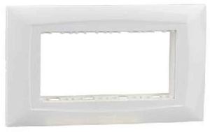 Legrand Britzy 4 Module Plate with Frame