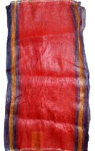 55Kg Red HDPE Leno Bag