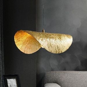 Lotus Leaf Shaped Metal Ceiling Lamp Shade