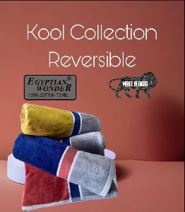 Pure cotton reversible towels