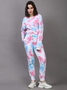 Going Home Blue and Pink Tie-Dye Sweatshirt With Jogger