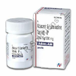 Abacavir 600 Mg and Lamivudine 300 Mg Tablets