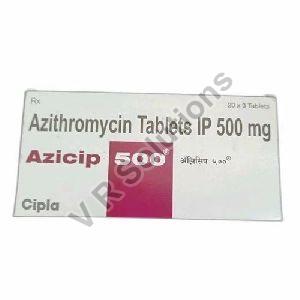 500 Mg Azicip Azithromycin Tablets Ip