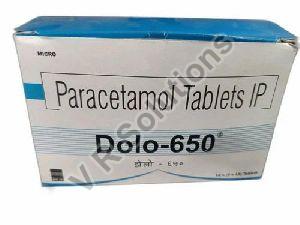 650 mg Dolo Paracetamol Tablets