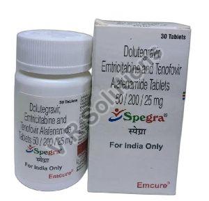 Dolutegravir 50mg,Emtricitabine 200mg & Tenofovir Alafenamide 25mg Tablet