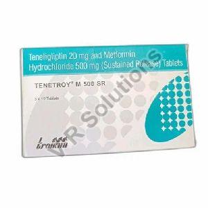 M 500 SR Tenetroy Teneligliptin Metformin Hydrochloride Tablets