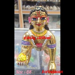 Brass Laddu Gopal Statue