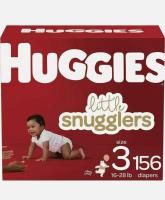 size 3 huggies little snugglers disposable baby diapers