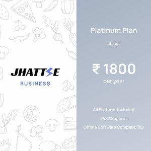 Jhattse Software for Billing, Inventory & Accounting 1 year plan (Desktop + Mobile) Email delivery