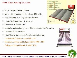 Solar Water Heaters