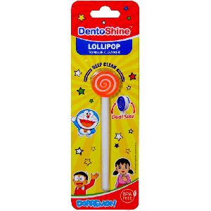 dentoshine baby lollipop type tongue cleaner