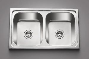 Pressed Double Bowl Sink 01