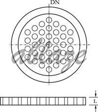 PTFE-Perforated Plate/Packing Retainer