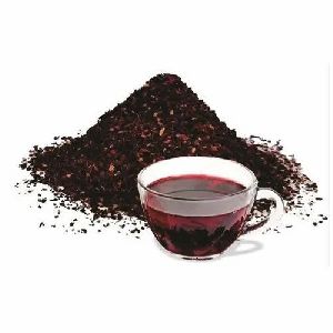 Hibiscus Tea Bag Cut