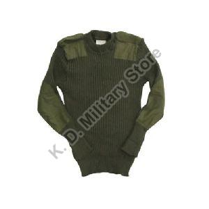 Military Wool Pullover