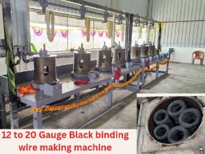 Fine wire drawing machine for binding wire