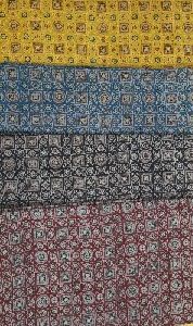 Traditional Ajrakh Printed Cotton Fabric