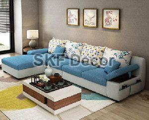 Light Blue Luxury Sofa Set
