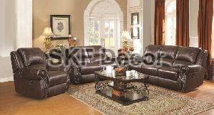 Original Leather Recliner Sofa Set