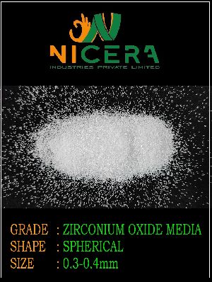 0.3-0.4mm Yttrium Stabilized Zirconium Oxide Beads