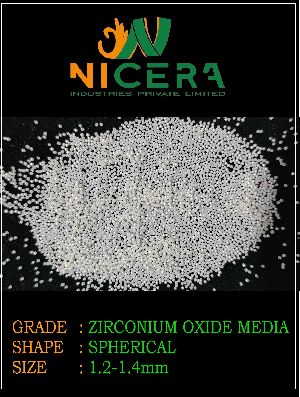 1.2-1.4mm Yttrium Stabilized Zirconium Oxide Beads