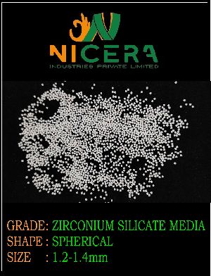 1.2-1.4mm Zirconium Silicate Media