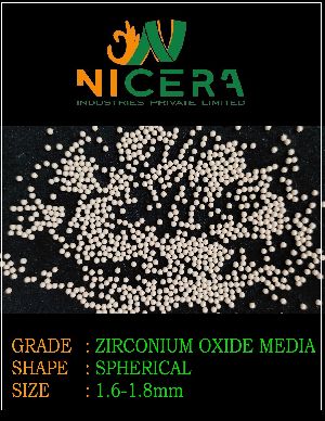 1.6-1.8mm Ceria Stabilized Zirconium Oxide Beads