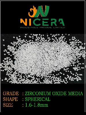 1.6-1.8mm Yttrium Stabilized Zirconium Oxide Beads