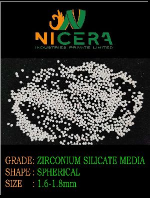 1.6-1.8mm Zirconium Silicate Media