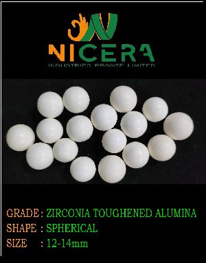12-14mm Zirconia Toughened Alumina Media