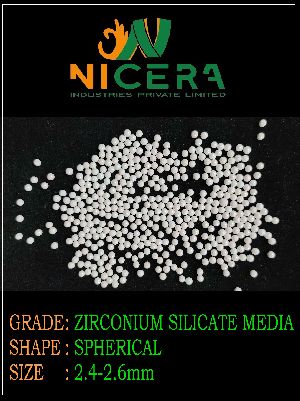 2.4-2.6mm Zirconium Silicate Media