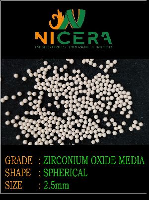 2.5mm Ceria Stabilized Zirconium Oxide Beads