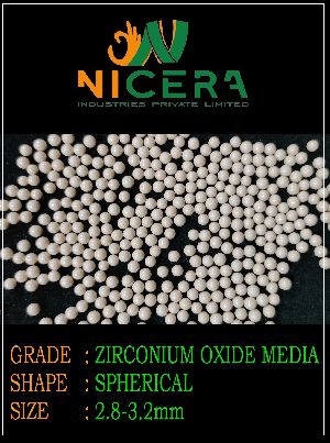 2.8-3.2mm Ceria Stabilized Zirconium Oxide Beads