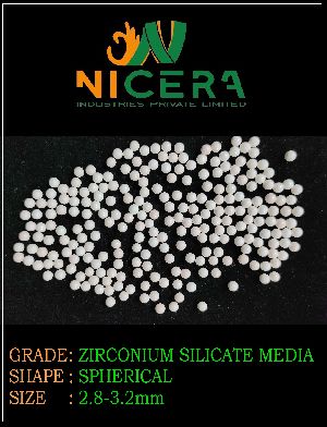 2.8-3.2mm Zirconium Silicate Media